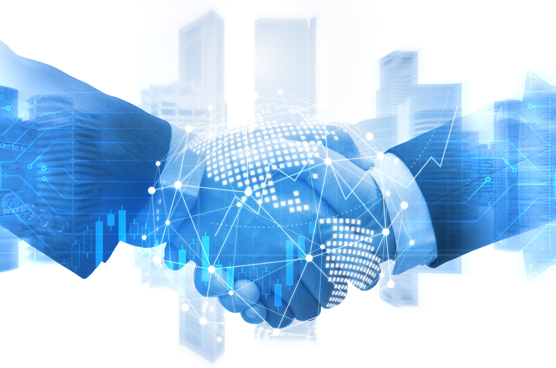 Partner. investor business man handshake with partner for succes